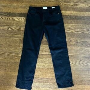 Frame Le High Straight - Black